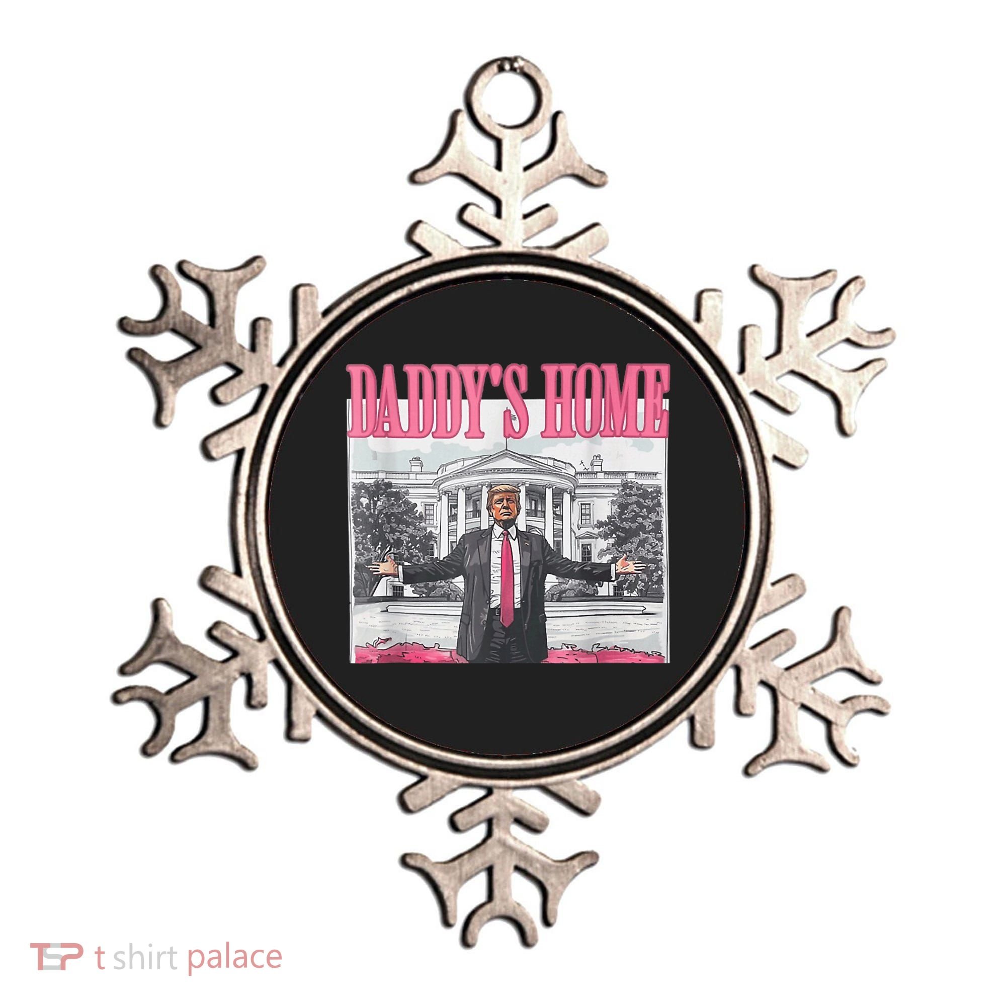 Funny Trump Pink Daddys Home  Trump 2024 Ornament