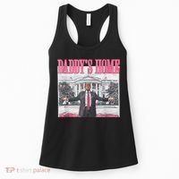 Funny Trump Pink Daddys Home  Trump 2024 Women's Tank Top thumb 0