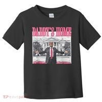 Funny Trump Pink Daddys Home  Trump 2024 Toddler T-Shirt thumb 0