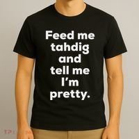 Funny Tahdig Persian Food Iran Iranian Foodie Gift T-Shirt thumb 3
