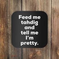Funny Tahdig Persian Food Iran Iranian Foodie Gift Coaster thumb 0