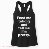Funny Tahdig Persian Food Iran Iranian Foodie Gift Women's Tank Top thumb 0