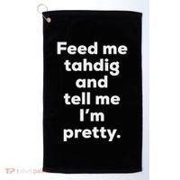 Funny Tahdig Persian Food Iran Iranian Foodie Gift Golf Towel thumb 0