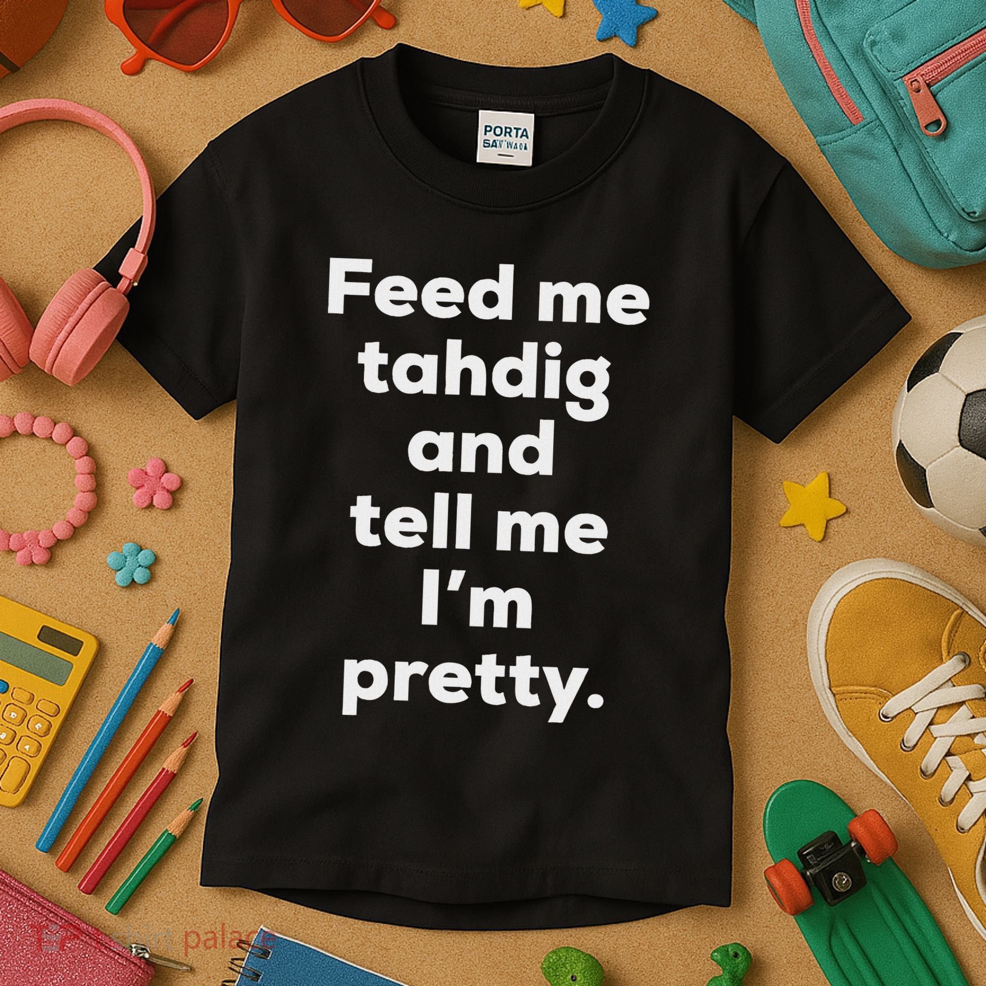 Funny Tahdig Persian Food Iran Iranian Foodie Gift Kids T-Shirt