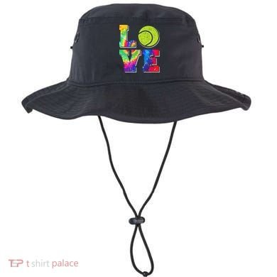 Funny Tennis Player Racket Tie Dye Love Bucket Hat