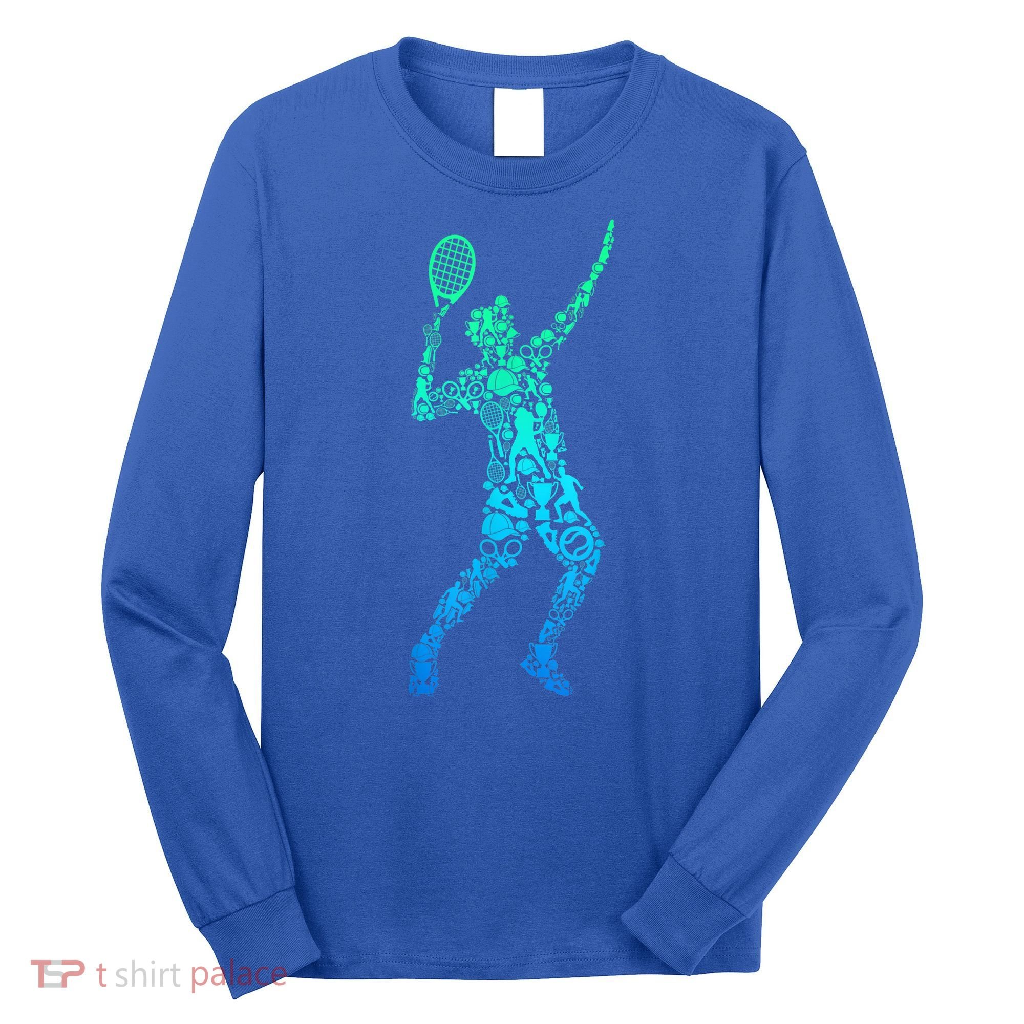 Funny Tennis Player Gift Long Sleeve Shirt