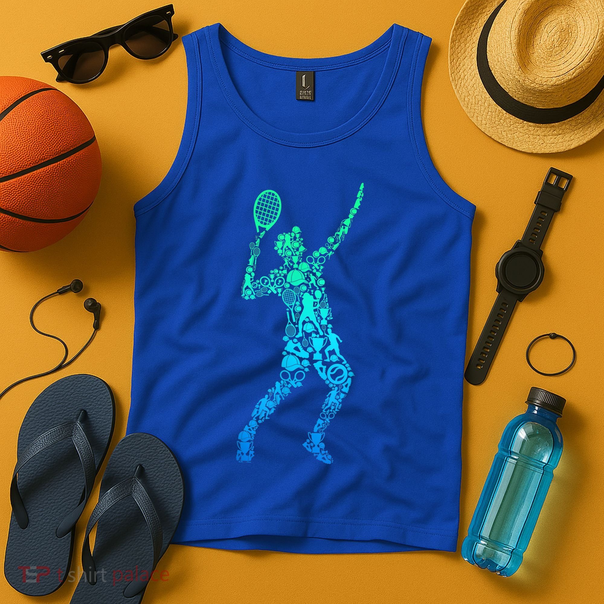 Funny Tennis Player Gift Tank Top