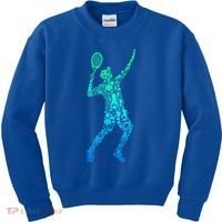 Funny Tennis Player Gift Kids Sweatshirt thumb 0