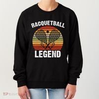Funny Tennis Player Racket Ball Game Gift Women's Sweatshirt thumb 0