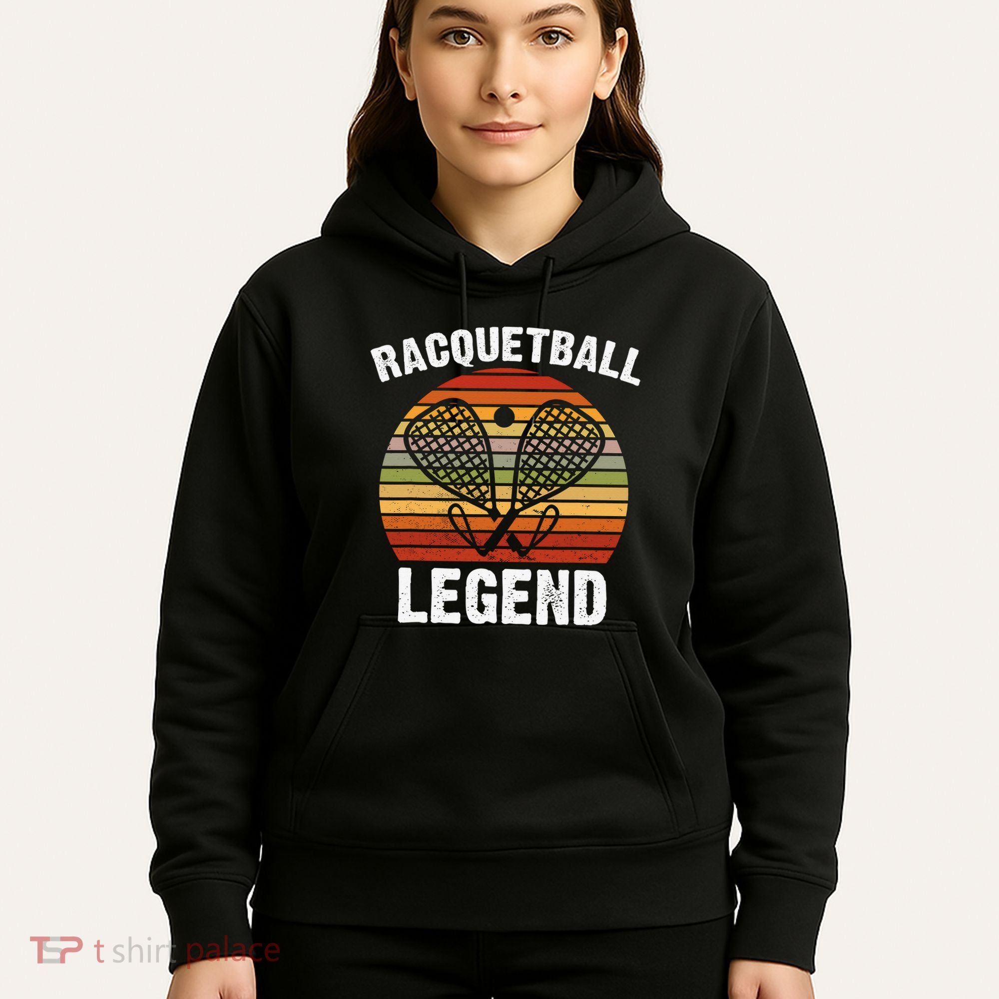 Funny Tennis Player Racket Ball Game Gift Hoodie