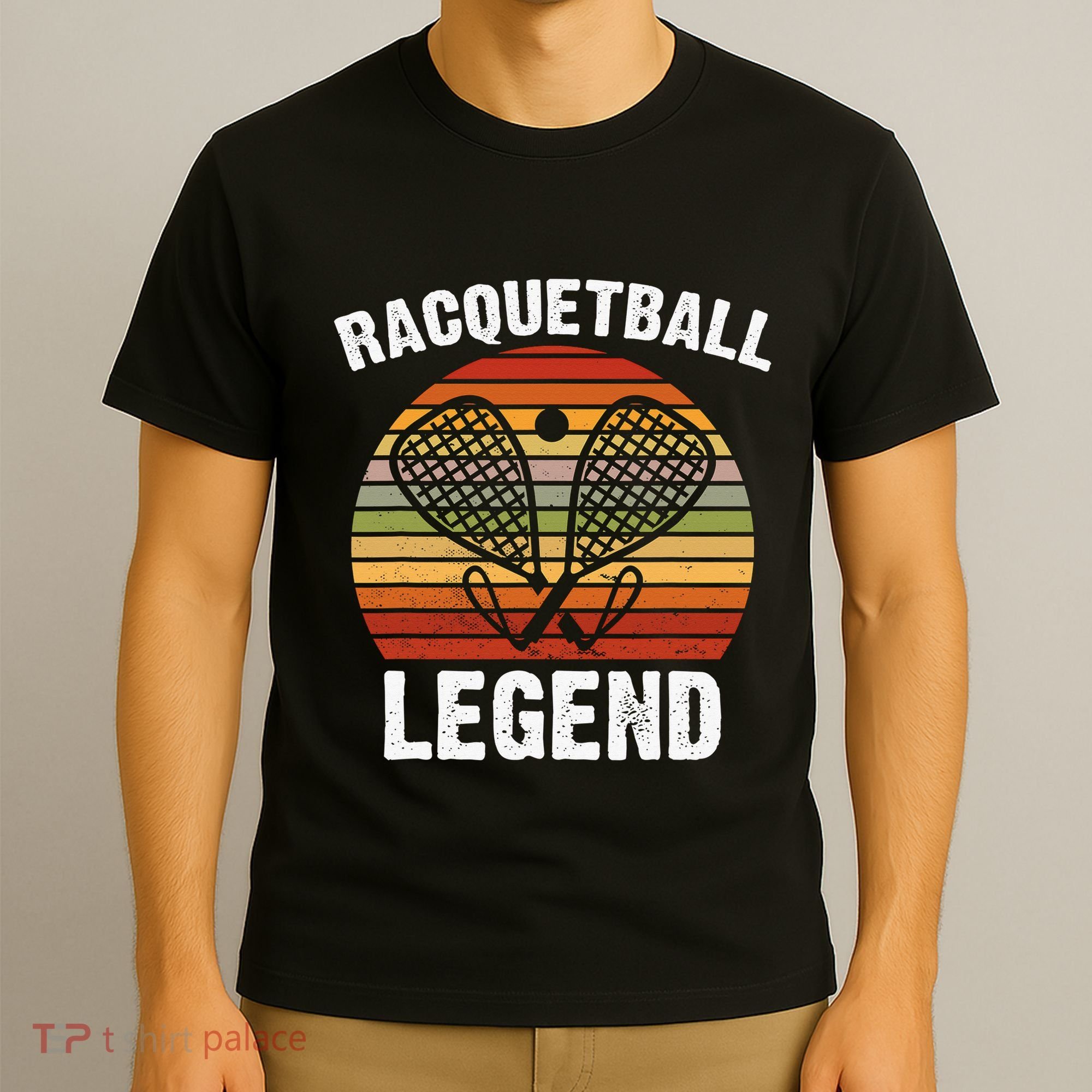 Funny Tennis Player Racket Ball Game Gift T-Shirt