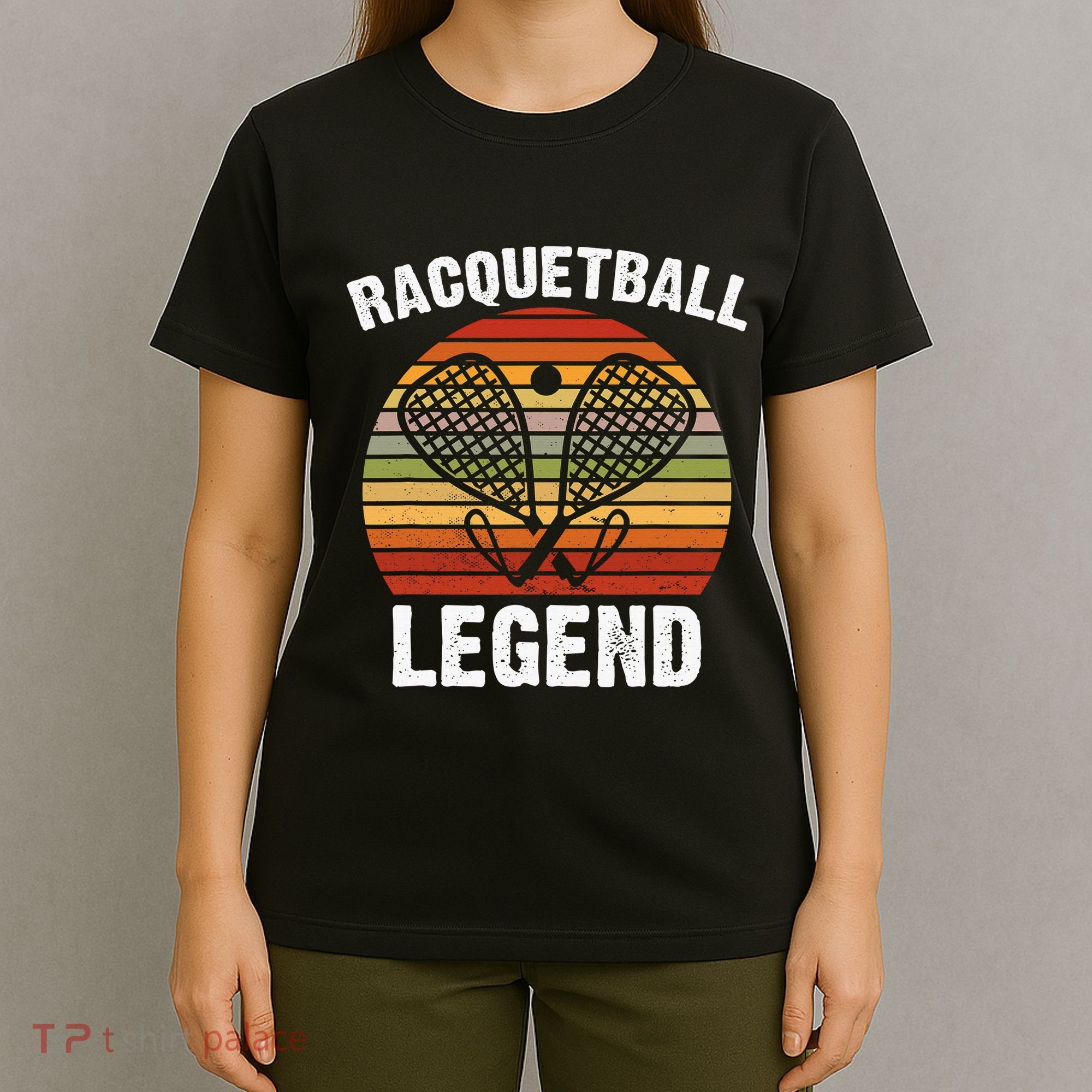 Funny Tennis Player Racket Ball Game Gift T-Shirt