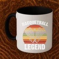 Funny Tennis Player Racket Ball Game Gift Coffee Mug thumb 2