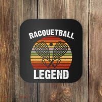 Funny Tennis Player Racket Ball Game Gift Coaster thumb 0