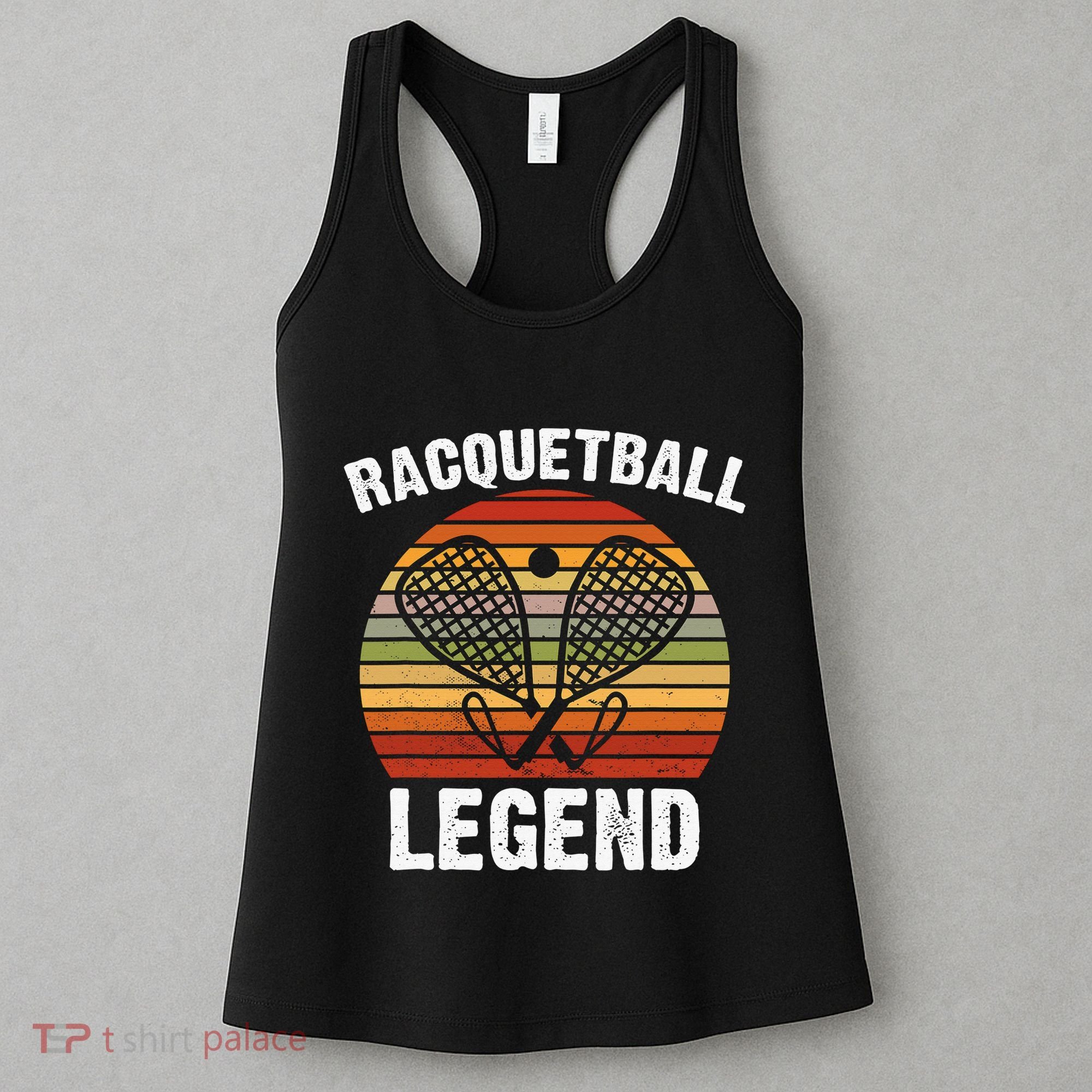 Funny Tennis Player Racket Ball Game Gift Women's Tank Top