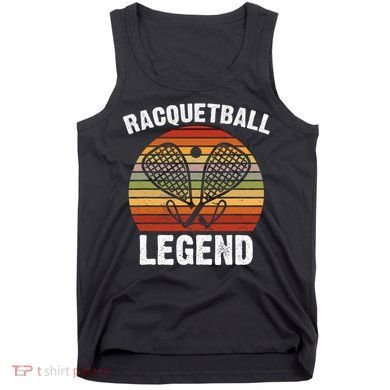 Funny Tennis Player Racket Ball Game Gift Tank Top