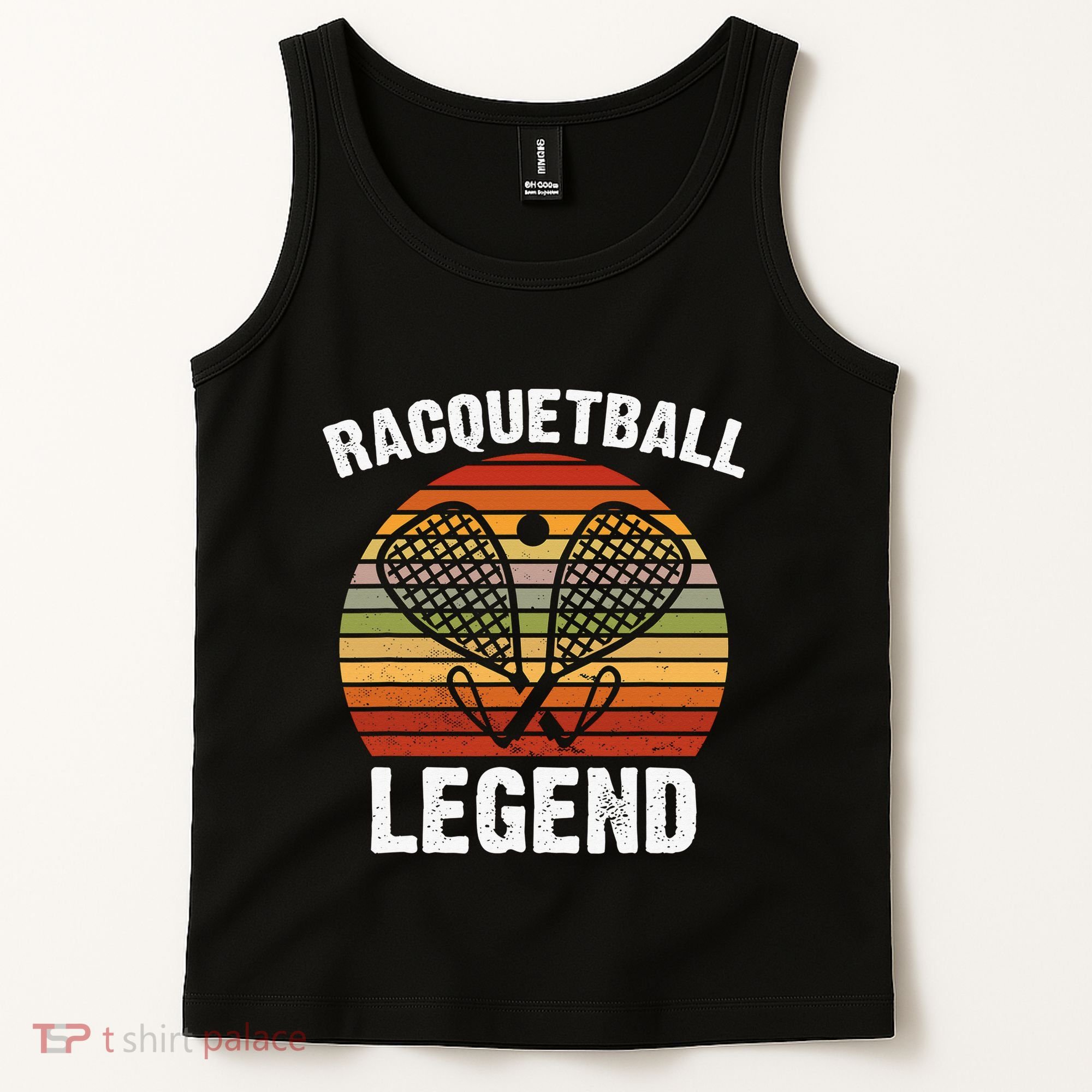 Funny Tennis Player Racket Ball Game Gift Tank Top
