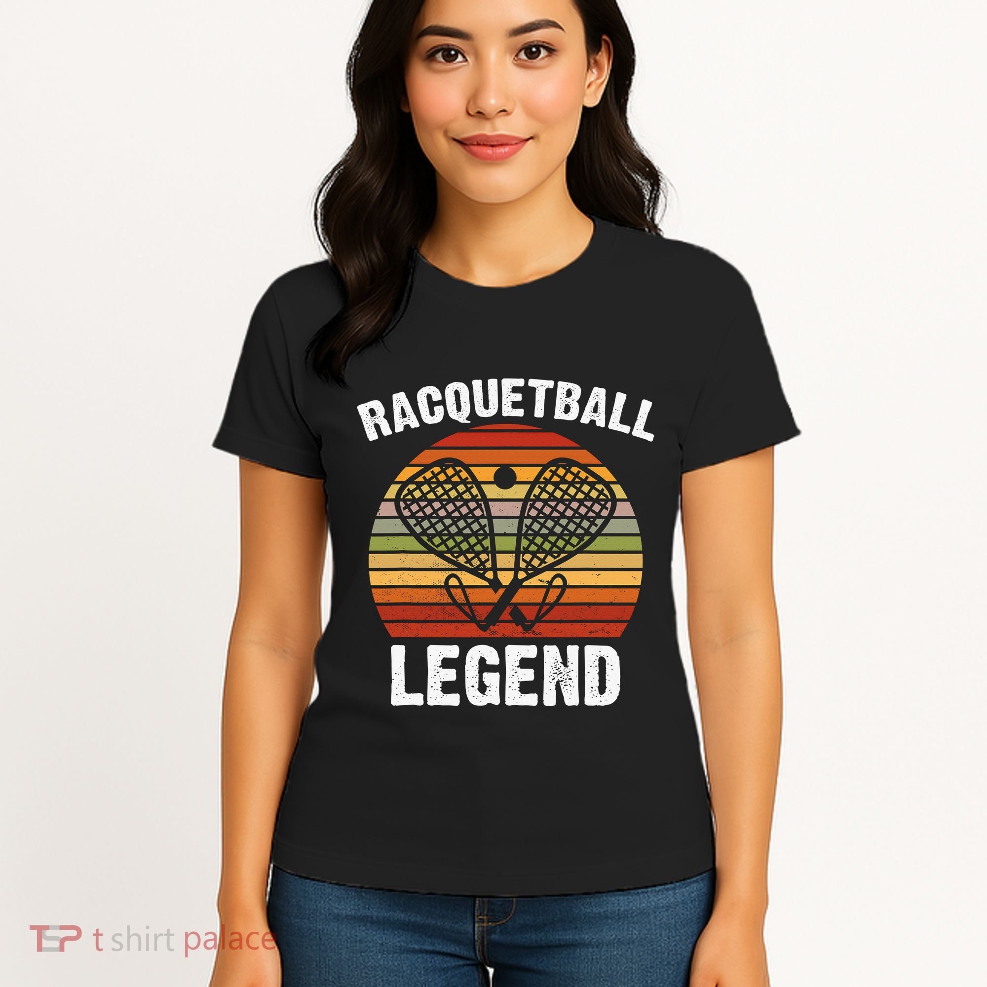 Funny Tennis Player Racket Ball Game Gift Women's T-Shirt