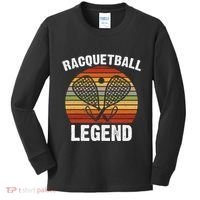 Funny Tennis Player Racket Ball Game Gift Kids Long Sleeve Shirt thumb 0