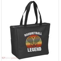 Funny Tennis Player Racket Ball Game Gift Tote Bag thumb 2