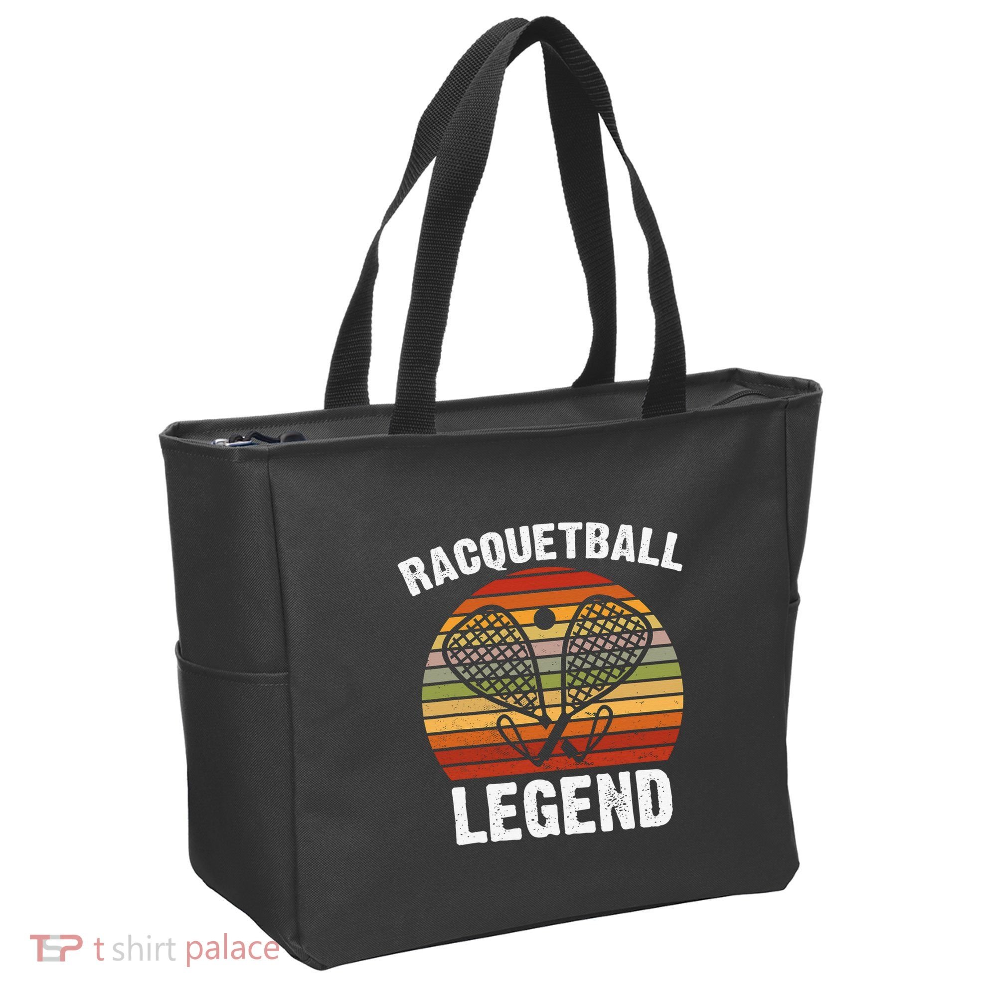Funny Tennis Player Racket Ball Game Gift Tote Bag