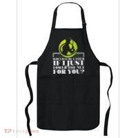Funny Tennis Player Racket Would It Be Easier If I Just Apron thumb 0