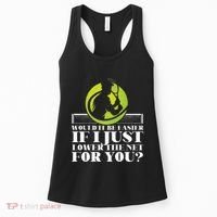 Funny Tennis Player Racket Would It Be Easier If I Just Women's Tank Top thumb 0