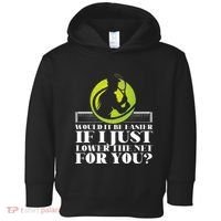 Funny Tennis Player Racket Would It Be Easier If I Just Toddler Hoodie thumb 0