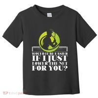 Funny Tennis Player Racket Would It Be Easier If I Just Toddler T-Shirt thumb 0