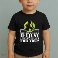 Funny Tennis Player Racket Would It Be Easier If I Just Toddler T-Shirt thumb 2