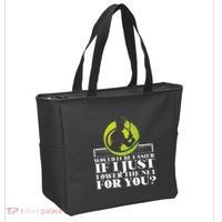 Funny Tennis Player Racket Would It Be Easier If I Just Tote Bag thumb 2