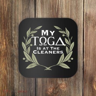 Funny Toga Party Coaster