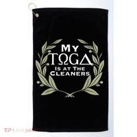 Funny Toga Party Golf Towel thumb 0