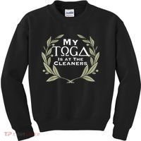 Funny Toga Party Kids Sweatshirt thumb 0