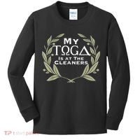 Funny Toga Party Kids Long Sleeve Shirt thumb 0