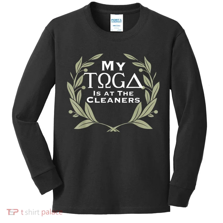 Funny Toga Party Kids Long Sleeve Shirt