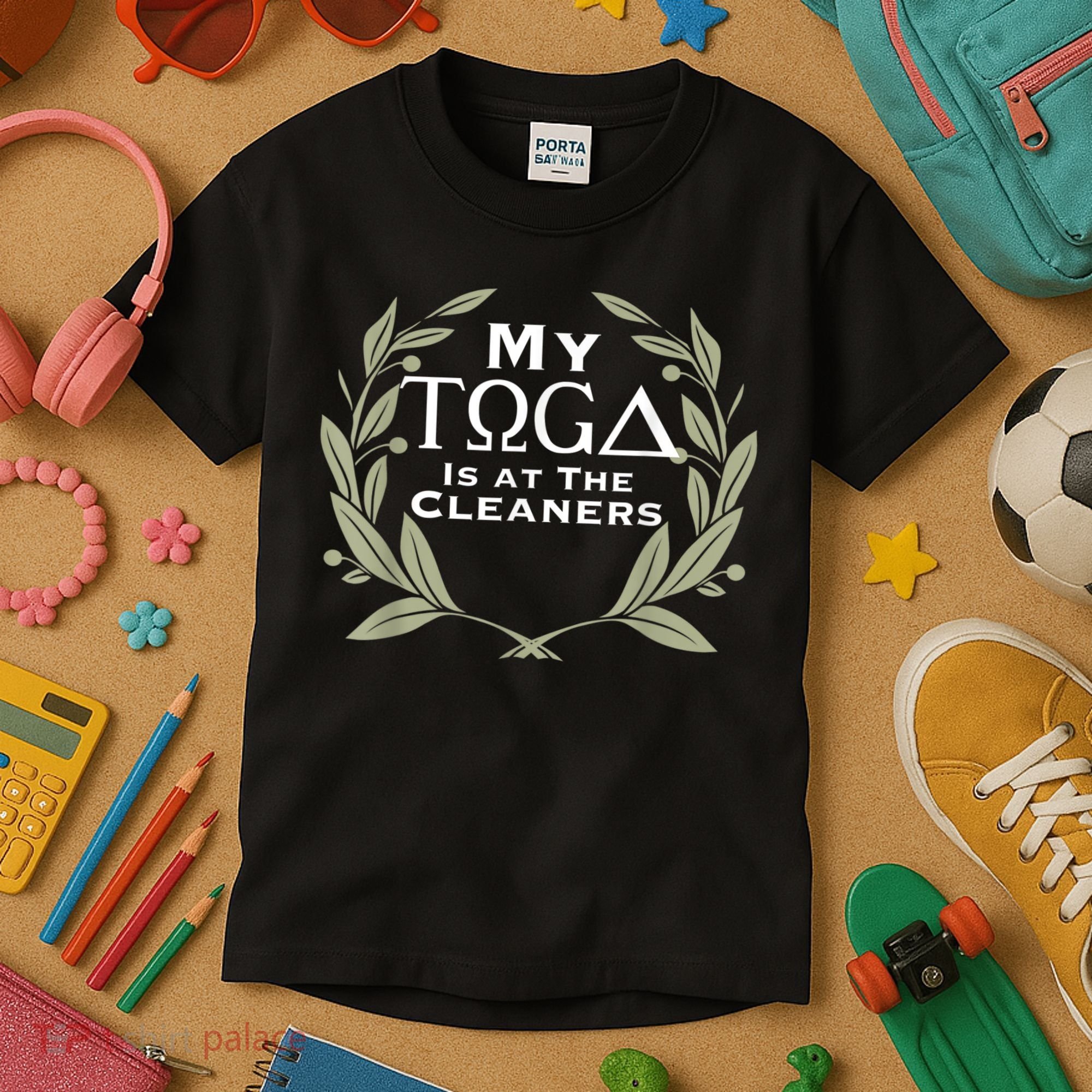 Funny Toga Party Kids T-Shirt