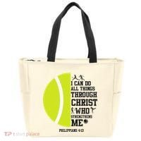 Funny Tennis Player Racket I Can Do All The Things Through Tote Bag thumb 0