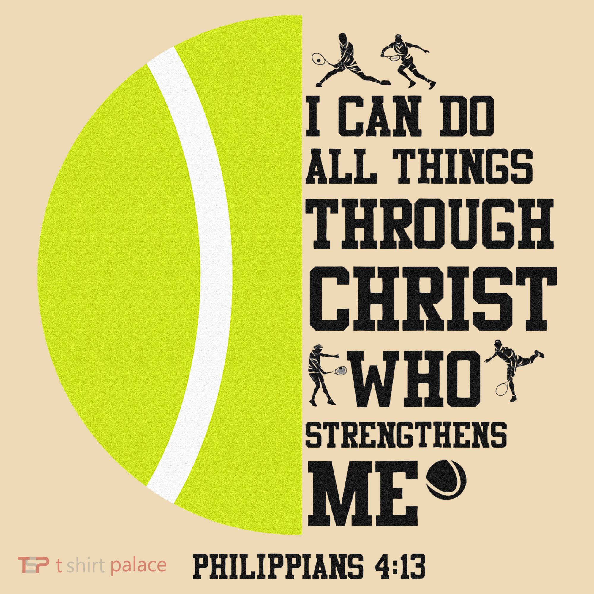Funny Tennis Player Racket I Can Do All The Things Through Tote Bag
