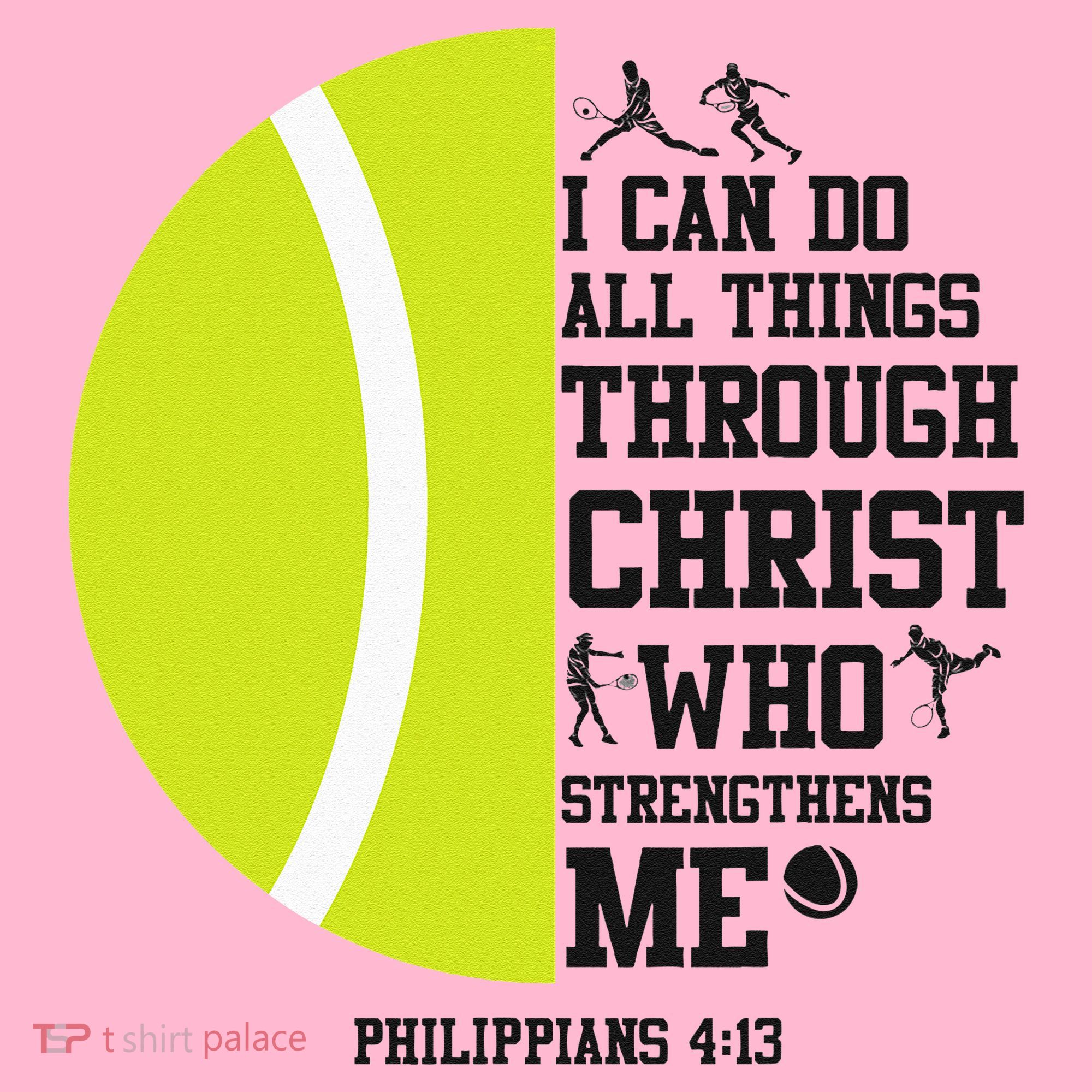 Funny Tennis Player Racket I Can Do All The Things Through Coaster