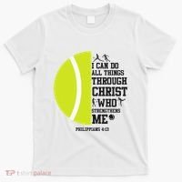 Funny Tennis Player Racket I Can Do All The Things Through T-Shirt thumb 0