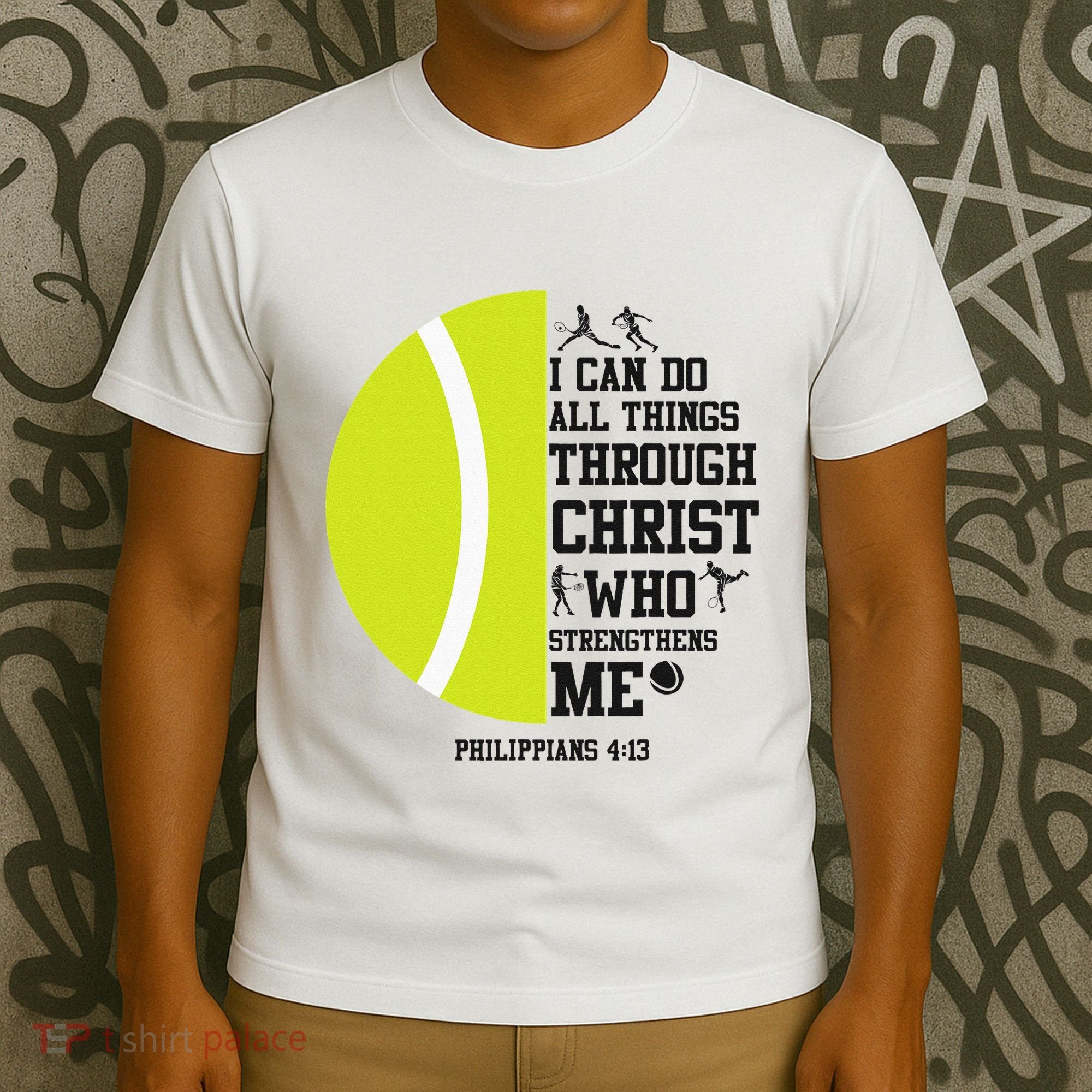 Funny Tennis Player Racket I Can Do All The Things Through T-Shirt