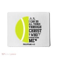 Funny Tennis Player Racket I Can Do All The Things Through Mousepad thumb 0
