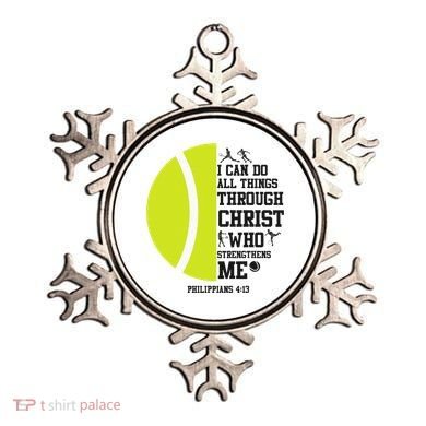 Funny Tennis Player Racket I Can Do All The Things Through Ornament