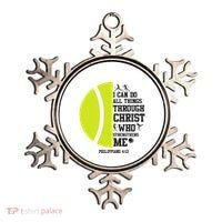 Funny Tennis Player Racket I Can Do All The Things Through Ornament thumb 0