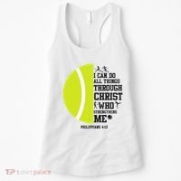 Funny Tennis Player Racket I Can Do All The Things Through Women's Tank Top thumb 0
