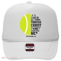 Funny Tennis Player Racket I Can Do All The Things Through Hat thumb 0