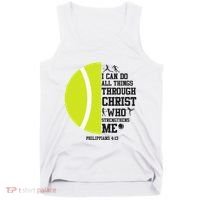 Funny Tennis Player Racket I Can Do All The Things Through Tank Top thumb 0
