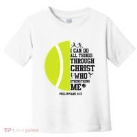 Funny Tennis Player Racket I Can Do All The Things Through Toddler T-Shirt thumb 0