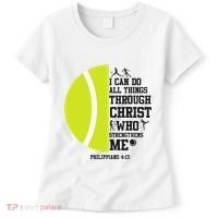Funny Tennis Player Racket I Can Do All The Things Through Women's T-Shirt thumb 0